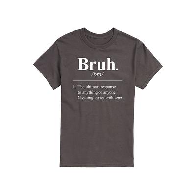 Men's Bruh Definition Graphic Tee, Size: XXL, Grey - Yahoo Shopping