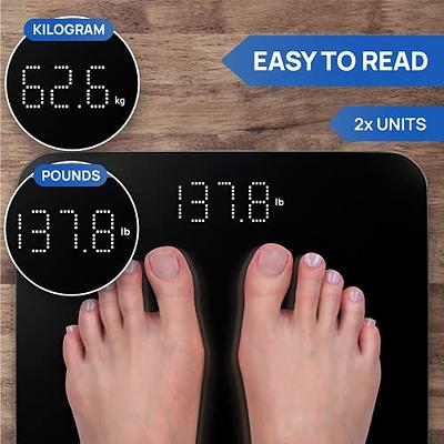 Arboleaf Smart Scale for Body Weight Body Composition Scale Digital Weight  Scale, 5 to 400lbs 