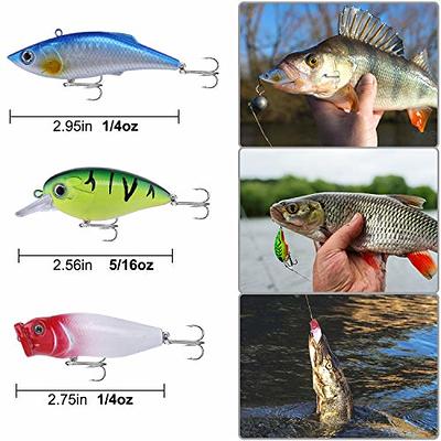 OROOTL Fishing Spinner Lures Kit Spinnerbait Spoon Lure Set