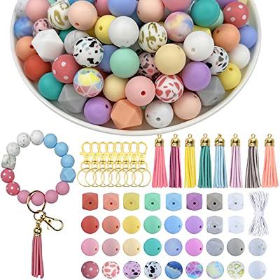 Silicone Beads Accessories, 12mm/15mm Round Silicone Beads, Bulk Silicone  Beads, 4 Colors Combo, Silicone Bead, DIY Beaded Craft Supplies 