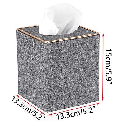 Sumnacon Resin Square Tissue Box Cover - Stylish Cube Tissue Box Holder  with Open Bottom, Decorative…See more Sumnacon Resin Square Tissue Box  Cover 