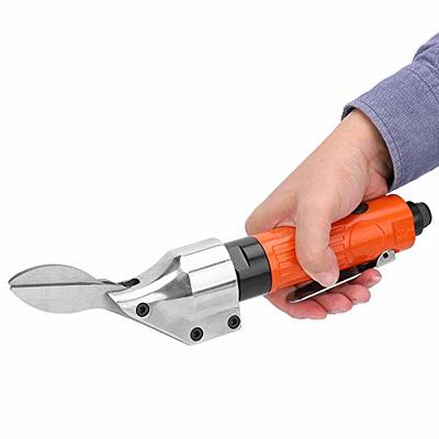 NEWTRY 2600rpm Pneumatic Metal Shear Cutter 2-Blade Pneumatic Scissor Metal Stainless Steel Sheet Metal Cutting Tools Industrial Air Cutter for Iron