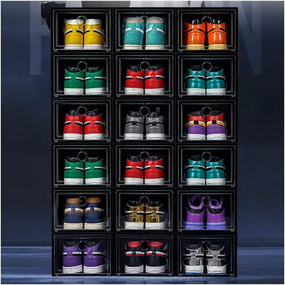 AVGXC Shoe Box Organizer, Clear Plastic Stackable, Set of 12 Shoe Boxes for  Closet Storage with Lids, Shoe Storage Keep Your Shoes Neat & Tidy - Coupon  Codes, Promo Codes, Daily Deals