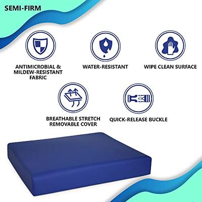 FOMI Thick Premium All Gel Orthopedic Seat Cushion | (16.5 x 18) | Large  Comfortable Pad for Car, Office Chair, Wheelchair, or Home | Pressure Sore