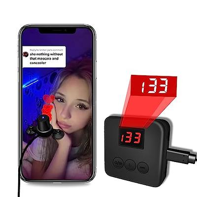 Mute Phone Screen Auto Clickers Single Connection Mute Tapping Adjustable Speed  Clickers Device for Live Streaming Cell Phone