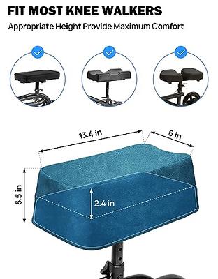 Vive Knee Scooter Pad - Memory Foam Cover for Knee Walker