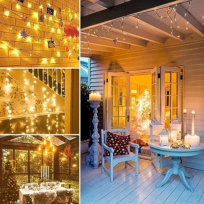 66FT 200 LED Fairy Lights Plug in with Remote and Timer, Waterproof String  Lights Indoor Outdoor, Upgraded 8 Modes Twinkle String Lights for Bedroom