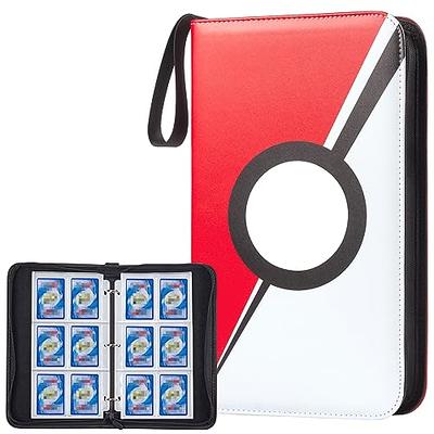 Homotte Trading Cards Binder,9 Pockets Trading Card Binder Sleeves