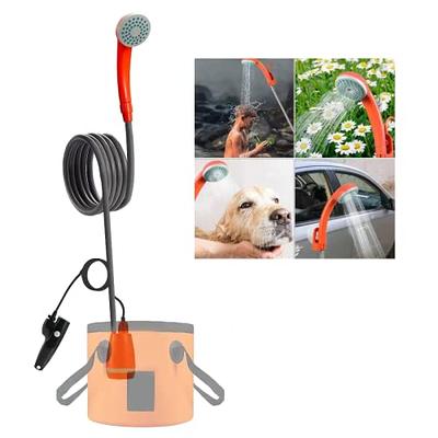 Portable Outdoor Camp Shower Camping Shower Pump Rechargeable Portable  Shower Head for Camping Beach Swimming Hiking Traveling (Orange, Classic) -  Yahoo Shopping