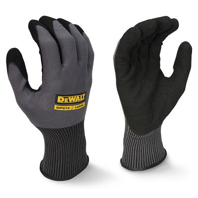 GRX Mens Cut HPPE Nitrile Dipped Construction Gloves, Large | GRXCUT733LHIB