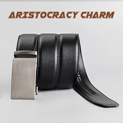 CHAOREN Mens Leather Reversible Belt - Dress Belt for Men 35mm