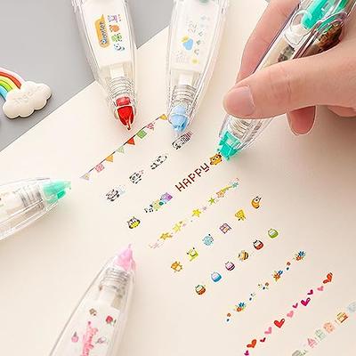 Press Type Journaling Tape 2pcs Journaling Decorative Tape DIY Scrapbooking  Tapes Diary Decors Diary Correction Tape 