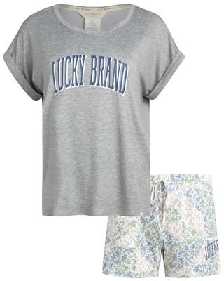 Lucky Brand Lucky Folk Poster Boyfriend Tee - Women's Clothing