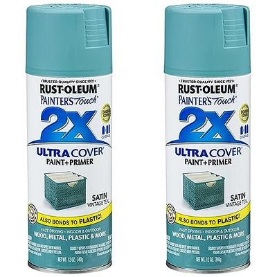 Rust-Oleum 12 oz. White Painter's Touch 2x Ultra Cover Spray Paint, Flat