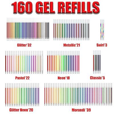 18 Colored Pen with 18 Glitter Refills for Kids Adult Coloring Book Drawing  Scrapbooks Bullet Journaling 36 pcs Metallic Sparkle