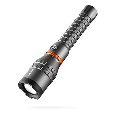 RECHOO Flashlight USB Rechargeable Double Switch S3000L LED Tactical  Flashlight High Lumens Super Bright 5 Modes Zoomable Waterproof Flashlight  for Camping, Emergency (Battery Included) 1-pack