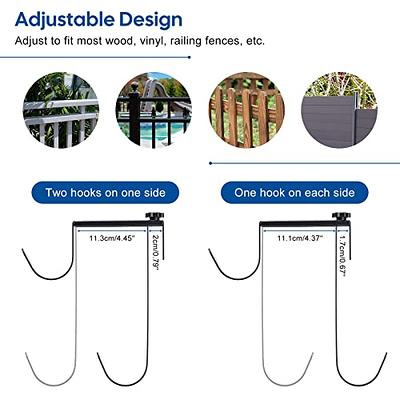 2pcs Hook Telescoping Pole Hooks Portable Leaf Rakes Aluminum