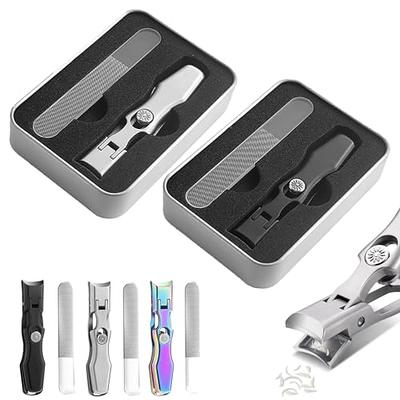 Gloniawor Nail Clippers, Dotmalls Nail Clipper, Stainless Steel Nail  Clippers, Dotmalls Nail Clipper with Catcher, Nail Clippers for Thick Nails