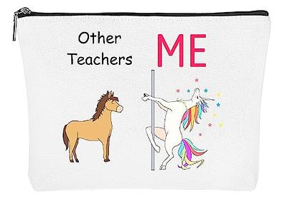 Teacher Gifts - Cosmetic Bags, Makeup Bag, Toiletry Bag for Women