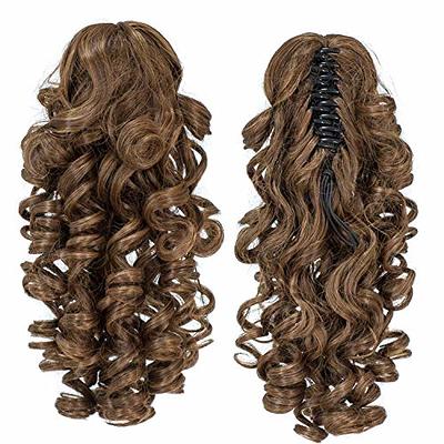 12 Piece Small Brown Wig Clips