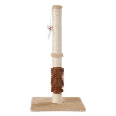 Pet Life 'Stick N' Claw' Sisal Rope and Toy Suction Cup Stick Shaped Cat Scratcher