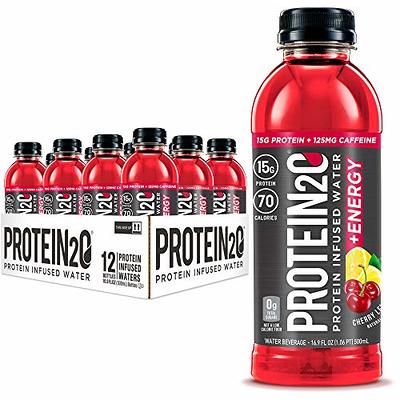 Protein2o 20g Whey Protein Isolate Infused Water Plus Electrolytes, Sugar  Free Sports Drink, Ready To Drink, Gluten Free, Lactose Free, Strawberry