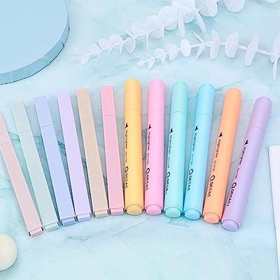 Sonuimy Aesthetic Dual Tips Cute Highlighters, Eye-Care Assorted Pastel  Colors, No Bleed Bible Highlighter Dry Fast Markers, Perfect for School,  College, Office, Journal & Planner (12 Colors) - Yahoo Shopping