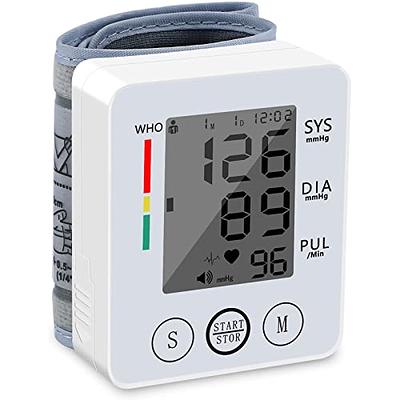 Wrist Blood Pressure Monitor, CHANG KUN USB Rechargeable Automatic BP  Wristband Digital Portable Adjustable Home Blood Pressure Monitoring,Voice