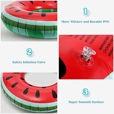 MoKo Watermelon Pool Floats for Kids Adults, Inflatable Swim Rings