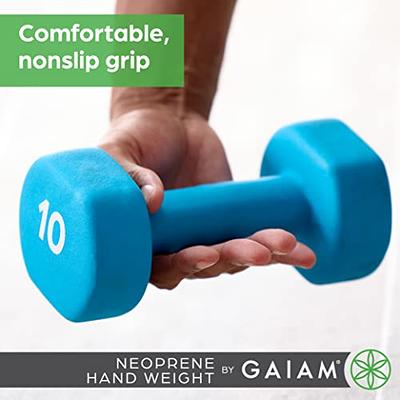 Gaiam Dumbbell Hand Weight (Sold in Singles) - Neoprene Coated