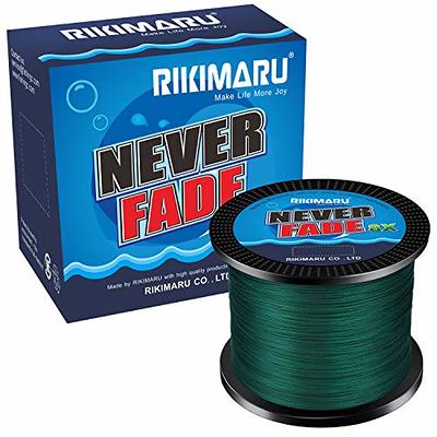 Rikimaru Never Fade 8X Braided Fishing Line 10-80LB 150-600Yds (600yds-Moss  Green, 60LB-0.40mm(8 Strands)) - Yahoo Shopping