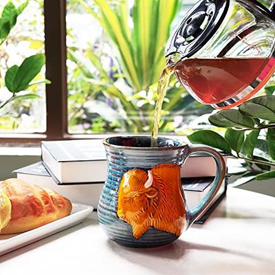Good Citizen Ceramic Tea Infuser Mug, Terracotta