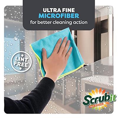 SCRUBIT Smearex Glass Cleaner Spray w/8 Microfiber Towels: All-Purpose  Glass and Window Cleaner, No Streaks - Glasses Cleaning Cloth - Yahoo  Shopping