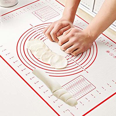 Silicone Pastry Mat Baking Mat Non-Stick Cooking Mat for Rolling Dough  Pastry Board Sheet for Fondant Cake Flour Pie Cookies Baking Tool Supplies,  Extra Large, 24 x 16 , Red … - Yahoo Shopping