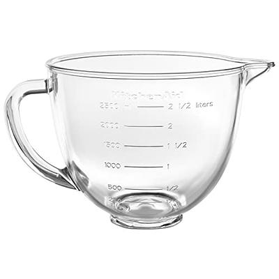 LETOMS Stand Mixer Bowl for Kitchenaid 4.5 Quart, Stainless Steel Mixing  Bowl for 5QT Artisan Mixer, Silver - Yahoo Shopping