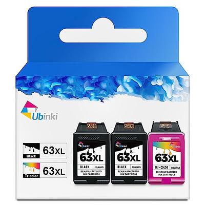 Ankink Remanufactured Ink Cartridge Replacement for HP 62XL HP62 62 XL Ink  Black Color 2-Pack for 5540 5542 5545 5640 5642 5660 5664 5665 7640 7645