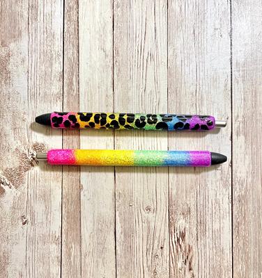 Rainbow Leopard Glitter Pen, Glitter Pen, Epoxy Custom Pen, Sparkly Print,  Rainbow, Personalized Pen. Gel Pen - Yahoo Shopping