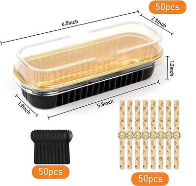 Disposable Aluminum Foil Tin Box Cute Mini Loaf Pans For Baking