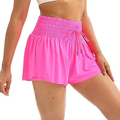 Womens Butterfly Flowy Shorts for Summer Cute Preppy Skirt Shorts Athletic  Workout Running Gym Shorts with Pocket Grey Large at  Women's  Clothing store