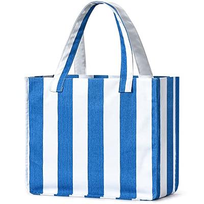 Beach Bag, Large Beach Bags for Women Waterproof Beach Tote Bag with  Zipper, Sandproof Canvas Large Tote Bags for Pool Travel