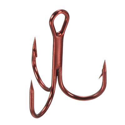 Cheap 50PCS High Carbon Steel Barbed Fishing Hook with Hole Strong