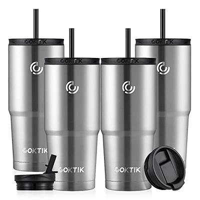 2 Replacement Lids for Stainless Steel Tumbler Travel Cup - Fits OF Inner  diameter 3.7 to 3.74 INCH Yeti Rambler and others (Transparent) (30 OZ) -  Yahoo Shopping