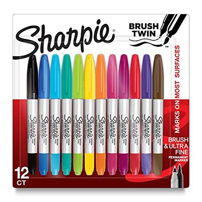 Crayola Signature Brush & Detail Dual-Tip Markers W/Tin 16/Pkg