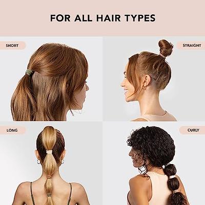 Seamless Hair Ties For Girls Hair Bands No Damage Ponytail - Temu