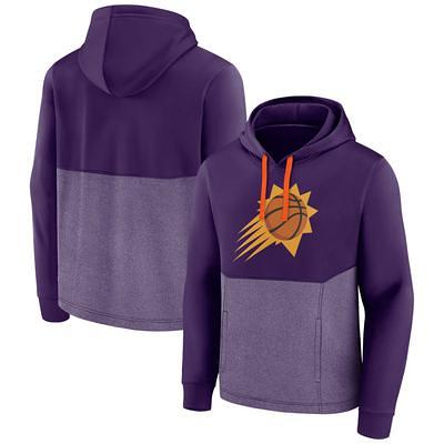 Men's Fanatics Branded Purple Baltimore Ravens Front Runner Long Sleeve Hooded T-Shirt