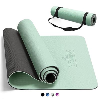 CAMBIVO Large Yoga Mat, Non-Slip Exercise Fitness Mat for Yoga, Pilates, Workout