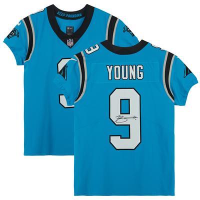 Men's Nike Jacob Eason Black Carolina Panthers Game Player Jersey in 2023