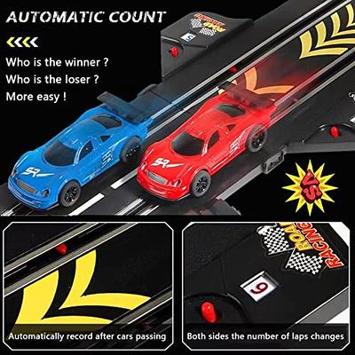 Fast & Furious: Ultimate Speed Raceway Slot Car Set- Officially Licensed,  71.7 x 36.6 Racetrack Layout, Two 1:43 Replica Cars, Two Player Race  Controllers, Ages 3+ 