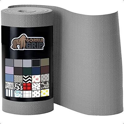 FIFTY-FEET 12X120 Inch Shelf Liner with Scissor & Tape Measure for Kitchen  Cabinets, PVC Drawer Liner for Dresser Non-Slip Bathroom, Non-Adhesive