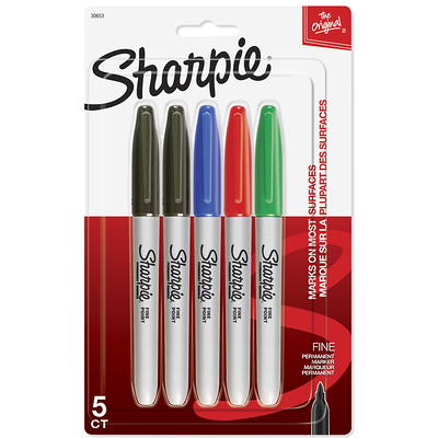 Sharpie Permanent Fine Point Markers Assorted Colors Pack Of 12 - Office  Depot